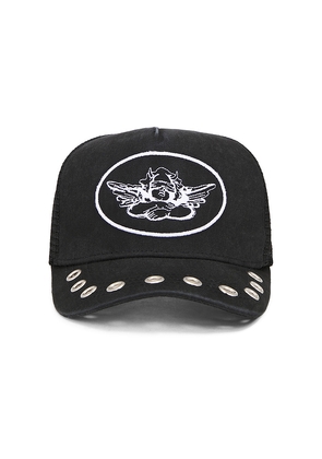 Boys Lie Blacksmith Trucker Hat in Black.