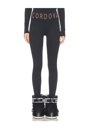 CORDOVA Baselayer Bottom in Black. Size M/L. Also in XS/S.