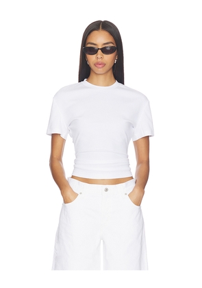 ALL THE WAYS Jadan Tee in White. Size L. Also in M, S, XXS.