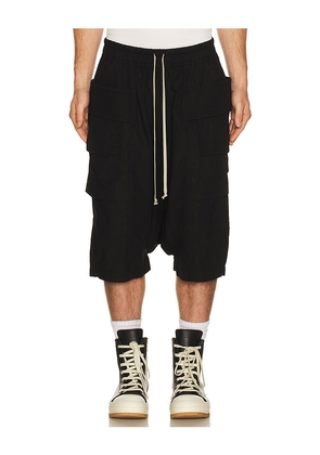 DRKSHDW by Rick Owens Creatch Cargo Pods in Black. Size L. Also in S, M, XL/1X.