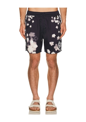 Agua Bendita Joe Trunks in Black. Size 30. Also in 32, 34, 36, 38.