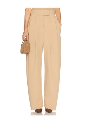 Camila Coelho Reese Pant in Taupe. Size L. Also in M, S, XL, XS.