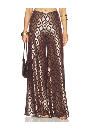 Alexis Maxine Pant in Brown. Size M. Also in XS, S, XL.