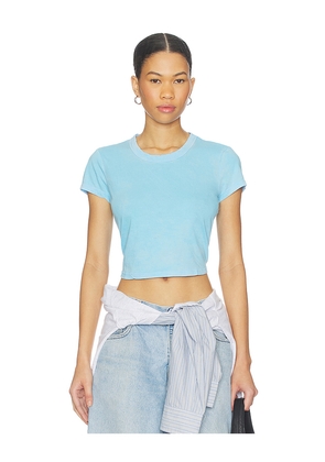 COTTON CITIZEN The Standard Baby Tee in Blue. Size L. Also in XS, S, M.