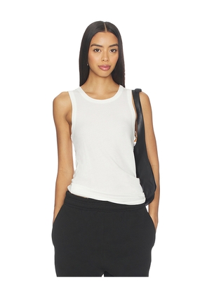 Entire Studios Sheer Tank in White. Size L. Also in XS, S, M, XL.