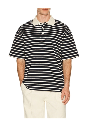 A.P.C. Polo in Navy. Size L. Also in M, XL/1X, XXL/2X.