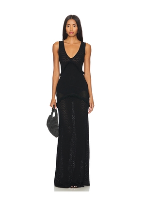 House of Harlow 1960 Mags Maxi Dress in Black. Size S. Also in XL, XXS.