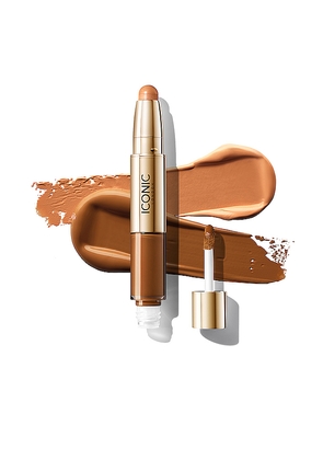 ICONIC LONDON Radiant Concealer And Brightening Duo in Chocolate.