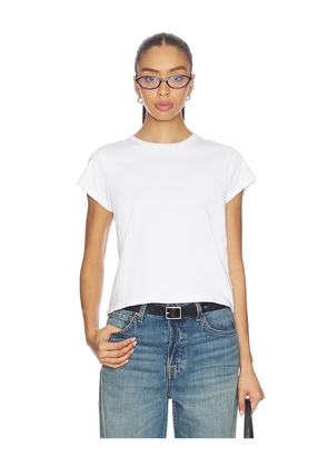 Citizens of Humanity Kai Baby Tee in White. Size L. Also in XS, S, M, XL.