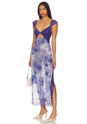 Free People Suddenly Fine Maxi Slip in Purple. Size XL. Also in L.