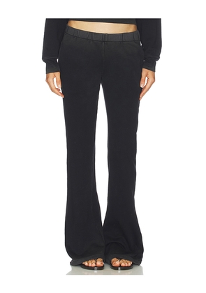 COTTON CITIZEN The Lima Flared Sweatpant in Black. Size L. Also in XS, S, M.
