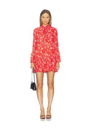 Cinq a Sept Botanical Floral Alinda Dress in Red. Size 0. Also in 00, 10, 2, 4, 6, 8.