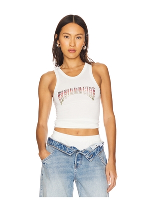 I.AM.GIA Sagittarius Zodiac Tank in White. Size M. Also in XXS.