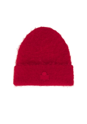 Isabel Marant Peeta Beanie in Red.