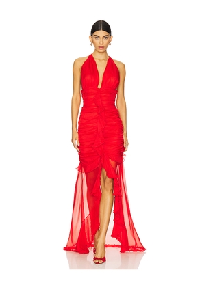 For Love & Lemons Kayta Gown in Red. Size L. Also in XS, S.
