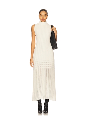 Free People Harley Sweater Maxi Dress In Ivory in Ivory. Size L. Also in M, XL.