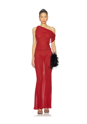 I.AM.GIA Kahlo Maxi Dress in Red. Size L. Also in M, S, XL, XS, XXS.