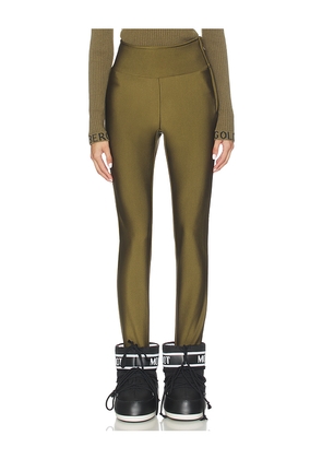 Goldbergh Sandy Ski Pant in Olive. Size 32. Also in 34, 38, 40, 42.