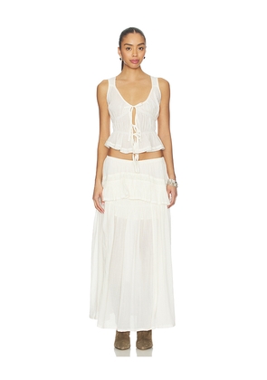 Free People x REVOLVE Bare Bliss Set in Ivory. Size L. Also in M, S, XL, XS.