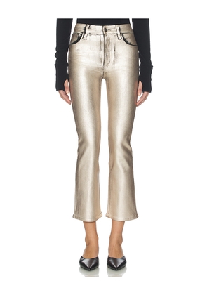FRAME The Reboot Crop Jeans in Metallic Neutral. Size 24. Also in 25, 29, 31, 32, 33.