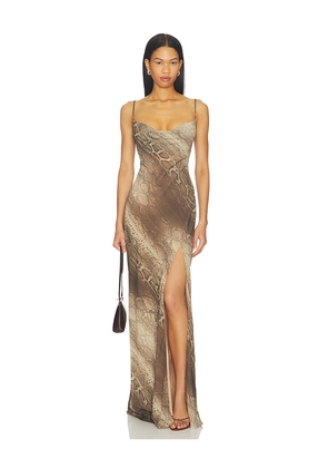 I.AM.GIA Zita Lined Dress in Brown. Size M. Also in S, XS.