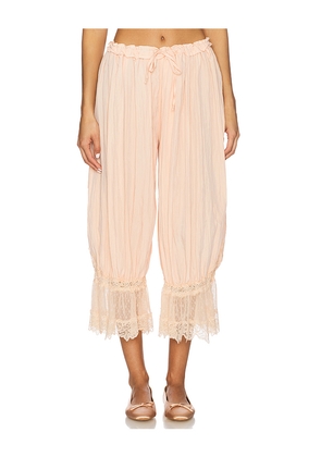 Free People x Intimately Forever Young Pant in Peach. Size L. Also in M, S, XL, XS.