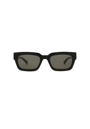 Gucci G Monogram Rectangular Sunglasses in Black.