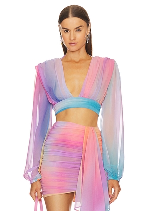 Michael Costello x REVOLVE Adia Top in Lavender. Size L. Also in XXS, XS, S, M.