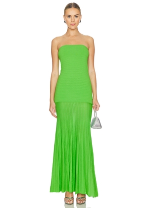 Line & Dot Arlo Tube Dress in Green. Size L. Also in M, XL.