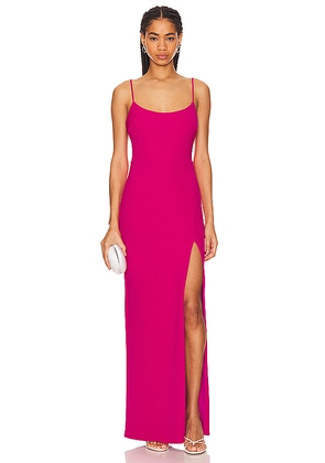 Katie May Karla Gown in Fuchsia. Size L. Also in S, XS.
