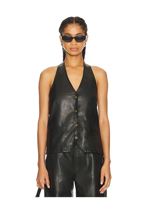 LIONESS Hills Halter in Black. Size S. Also in XS.