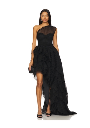 MAJORELLE Soriya Gown in Black. Size XS. Also in XXS.
