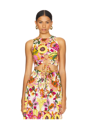 MISA Los Angeles Tanzia Top in Pink. Size M. Also in XXS.