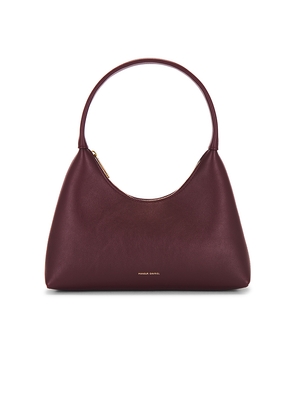 Mansur Gavriel Mini Candy Bag in Burgundy.