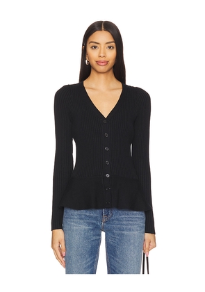 Line & Dot Brook Cardigan in Black. Size L. Also in XS, M.