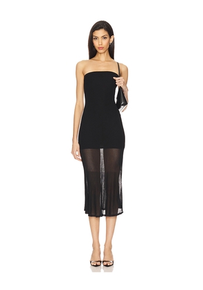 Lovers and Friends Leslie Midi Dress in Black. Size M. Also in S, XL.