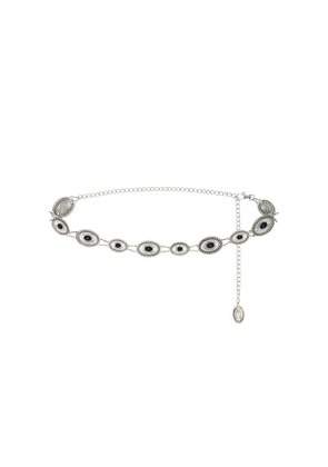 Lovers and Friends Lovers + Friends Sofia Belt in Metallic Silver.