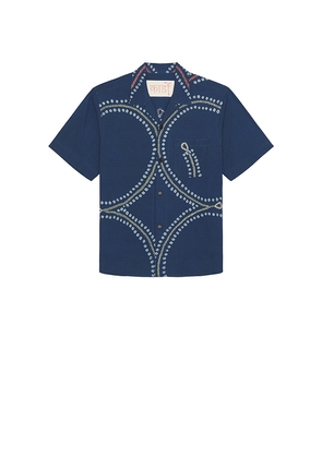 Kardo Ronen Shirt in Blue. Size M. Also in S.