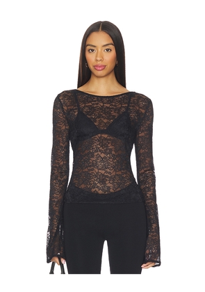 LAMARQUE Amelia Top in Black. Size L. Also in M, S, XS.