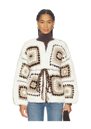 My Beachy Side Madison Cardigan in Ivory. Size M. Also in S, L.