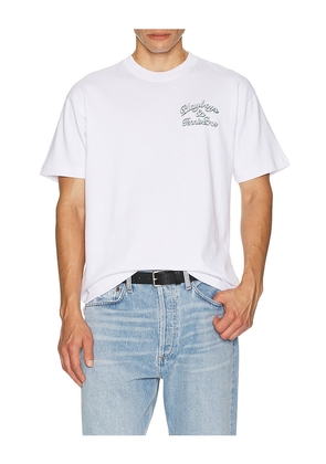 Oyster Playboys & Tennis Pros T-Shirt in White. Size L. Also in M, S, XL/1X.