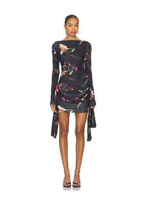 LIONESS Glory Mini Dress in Black. Size L. Also in M, S, XS.