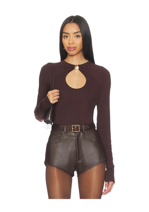 Lovers and Friends Adeline Top in Brown. Size L. Also in M, S, XS, XXS.