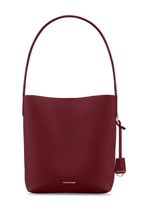 MAISON de SABRÃ Bucket Soft Tote in Burgundy.