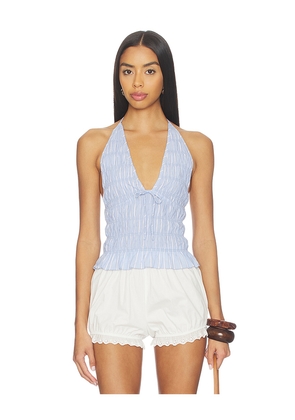 NIA Chandler Top in Baby Blue. Size L. Also in M, S, XL, XS.