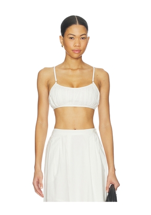 LSPACE Manon Top in White. Size L. Also in M, S, XL, XS.