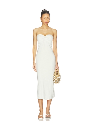 LSPACE Lisette Dress in Cream. Size L. Also in S, XS, M, XL.