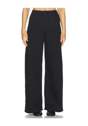 MOTHER The Pipe-dream Zip Sneak Jeans in Black. Size 23. Also in 24, 25, 26, 27, 28, 29, 30, 31, 33, 34.