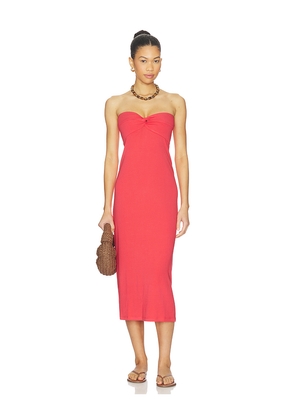 LSPACE Lisette Dress in Red. Size L. Also in S, XS, M, XL.