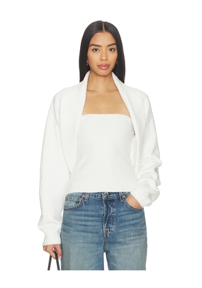 MORE TO COME Huntah Cardigan Set in Ivory. Size L. Also in XS, M.